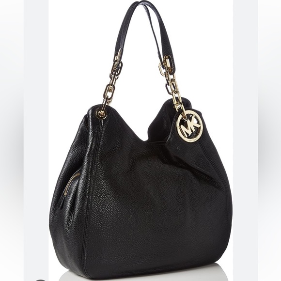 Michael Kors Women’s Fulton Large Tote Black NWT 13 1/4”W x 9 1/2”H x 3 1/2”D - Picture 2 of 7